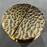 Luxury Hammered Round Aluminium Double Sided Door Pull Handles
