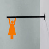 Custom Colorful Stainless Steel Signage, Side Mount Washroom, Bathroom Restroom, Toilet Sign