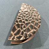 Luxury Hammered Round Aluminium Double Sided Door Pull Handles