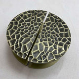 Luxury Hammered Round Aluminium Double Sided Door Pull Handles