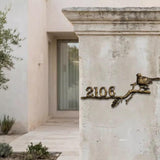 Custom Aluminium Door Number Sign