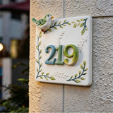 Luxury Ceramic Door Number, House Number Sign