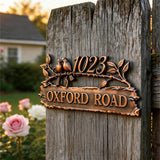 Luxury Aluminium Door, House, Address Number Sign