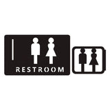 Custom Acrylic Washroom Sign, Bathroom Sign, Restroom Sign, Restroom Plaque, Toilet Sign