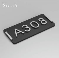 Custom Hotel Room Number Sign, Office Door Sign, Signage