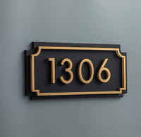 Custom Hotel Room Number Sign, Office Door Sign, Signage