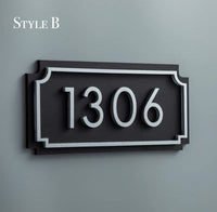 Custom Hotel Room Number Sign, Office Door Sign, Signage