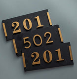 Custom Hotel Room Number Sign, Office Door Sign, Signage