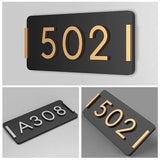 Custom Hotel Room Number Sign, Office Door Sign, Signage