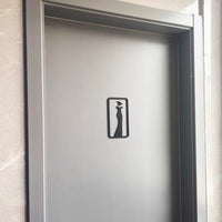 Customize Men and Women Restroom Bathroom Toilet Sign