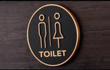 Custom Washroom Sign, Bathroom Sign, Restroom Sign, Toilet Sign