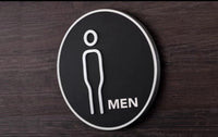 Custom Washroom Sign, Bathroom Sign, Restroom Sign, Toilet Sign