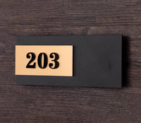 Custom Hotel Room Number Sign, Office Door Sign, Signage