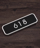 Custom Hotel Room Number Sign, Office Door Sign, Signage