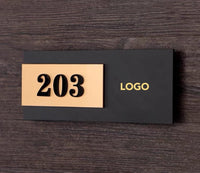 Custom Hotel Room Number Sign, Office Door Sign, Signage