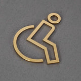 Luxury Matt Surface Metal Washroom Sign, Bathroom Sign, Restroom Sign, Toilet Sign, Disabled Sign, Handicapped Sign