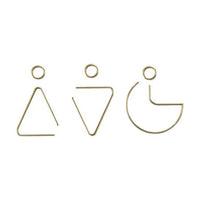 Deluxe Brass Washroom Sign, Bathroom Sign, Restroom Sign, Toilet Sign, Disabled Sign, Handicapped Sign