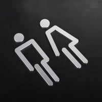 Luxury Aluminium Washroom Sign, Bathroom Sign, Restroom Sign, Toilet Sign