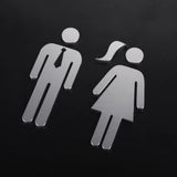 Luxury Aluminium Washroom Sign, Bathroom Sign, Restroom Sign, Toilet Sign