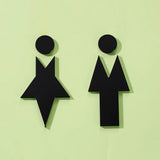 Luxury Aluminium Washroom Sign, Bathroom Sign, Restroom Sign, Toilet Sign