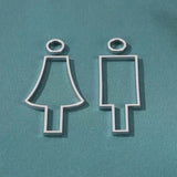 Luxury Aluminium Washroom Sign, Bathroom Sign, Restroom Sign, Toilet Sign