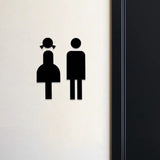 Luxury Aluminium Washroom Sign, Bathroom Sign, Restroom Sign, Toilet Sign