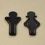 Luxury Aluminium Washroom Sign, Bathroom Sign, Restroom Sign, Toilet Sign