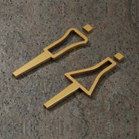 Luxury Aluminium Washroom Sign, Bathroom Sign, Restroom Sign, Toilet Sign