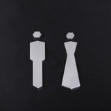 Luxury Aluminium Washroom Sign, Bathroom Sign, Restroom Sign, Toilet Sign