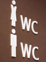 Luxury Marble Washroom Sign, Bathroom Sign, Restroom Sign, Toilet Sign