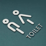 Luxury Aluminium Washroom Sign, Bathroom Sign, Restroom Sign, Toilet Sign