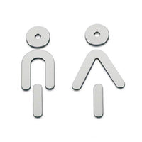 Luxury Aluminium Washroom Sign, Bathroom Sign, Restroom Sign, Toilet Sign