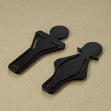 Luxury Aluminium Washroom Sign, Bathroom Sign, Restroom Sign, Toilet Sign