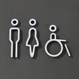 Luxury Marble & Walnut wood Washroom Sign, Bathroom Sign, Restroom Sign, Toilet Sign, Disabled Sign, Handicapped Sign