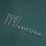 Luxury Matt Surface Metal Restaurant Sign, Cafe Sign, Hotel Sign