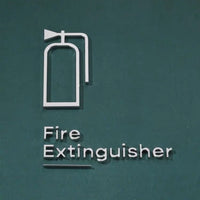 Luxury Matt Surface Aluminium Fire Extinguisher Sign, Fire Hydrant Sign