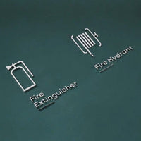 Luxury Matt Surface Aluminium Fire Extinguisher Sign, Fire Hydrant Sign