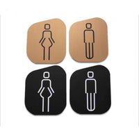 Custom Aluminum Metal Washroom Sign, Bathroom Sign, Restroom Sign, Toilet Sign, Disabled Sign