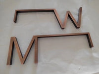 Custom Stainless Letter Sign, Toilet Sign, Washroom Sign