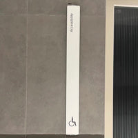 Luxury Matt Surface Color Aluminium Washroom Sign, Bathroom Sign, Restroom Sign, Toilet Sign