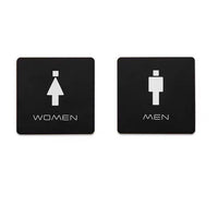 Custom Aluminum Metal Washroom Sign, Bathroom Sign, Restroom Sign, Toilet Sign, Disabled Sign