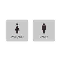 Custom Aluminum Metal Washroom Sign, Bathroom Sign, Restroom Sign, Toilet Sign, Disabled Sign